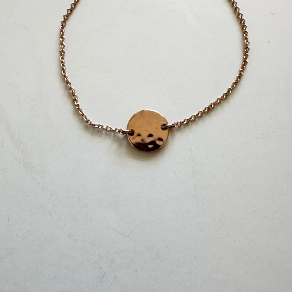 Pura Vida x ASPYN OVARD Rose Gold Bracelet Minimalist Design